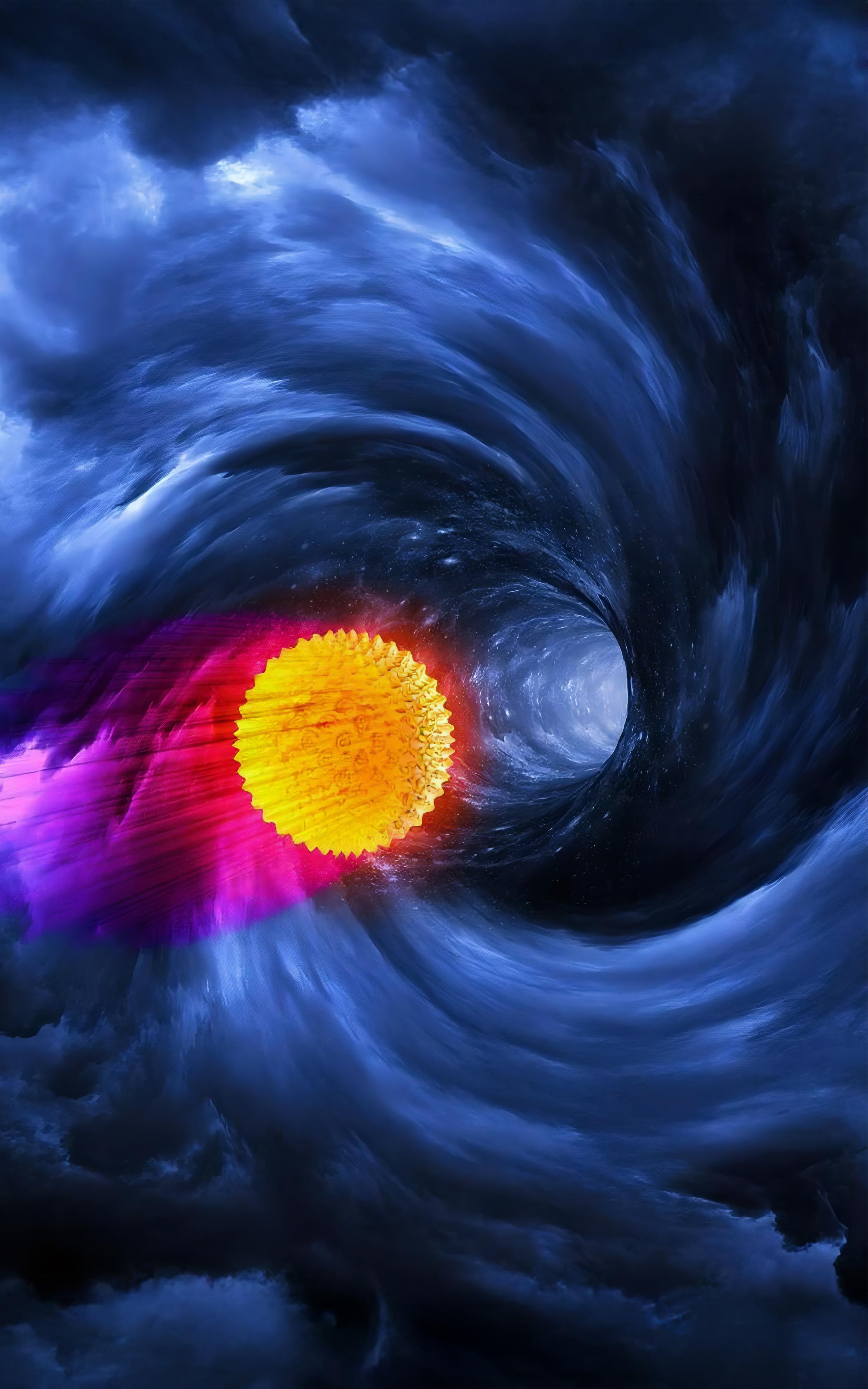 Cosmic Vortex Comet
