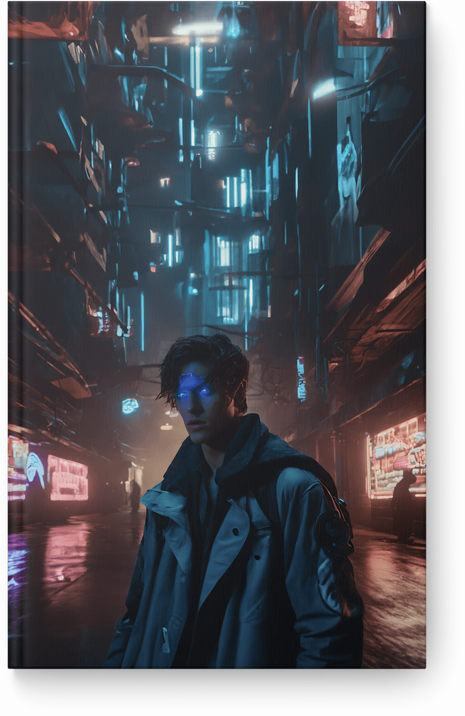 Neon Cyberpunk Vigilante