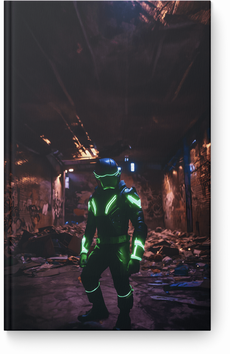 Neon Cyberpunk Warrior