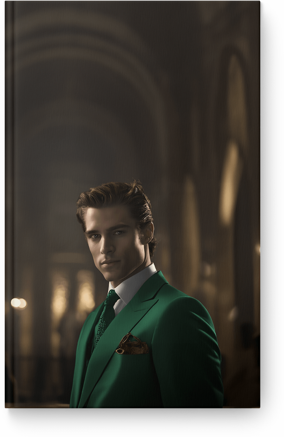 Emerald Elegance Portrait