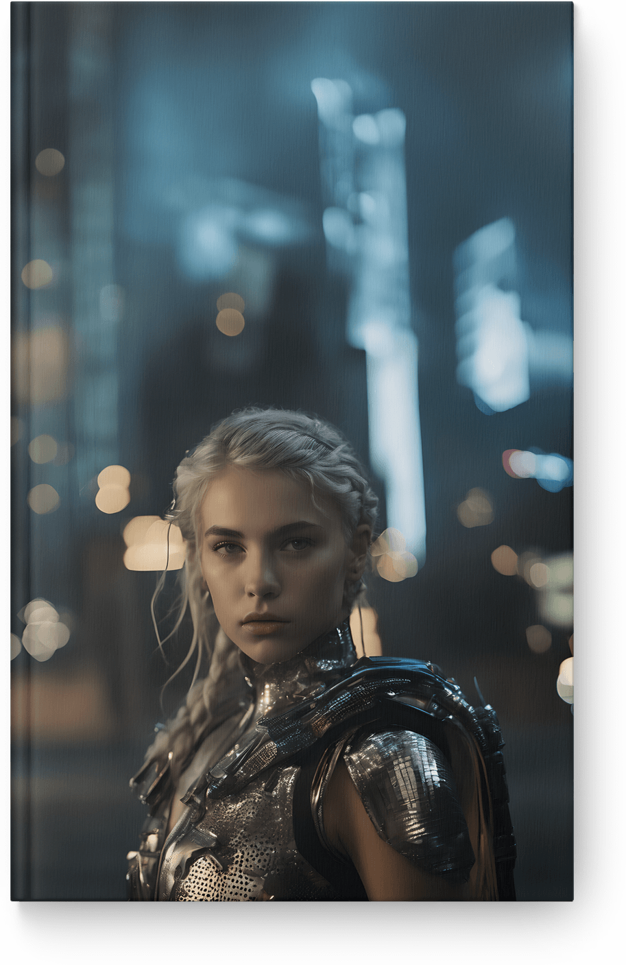 Cybernetic Neon Guardian