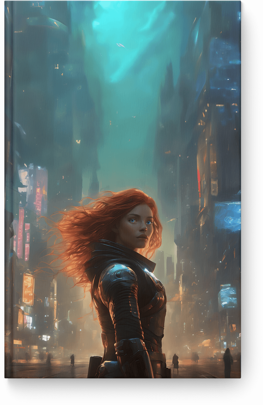 Cybernetic Neon Vigilante