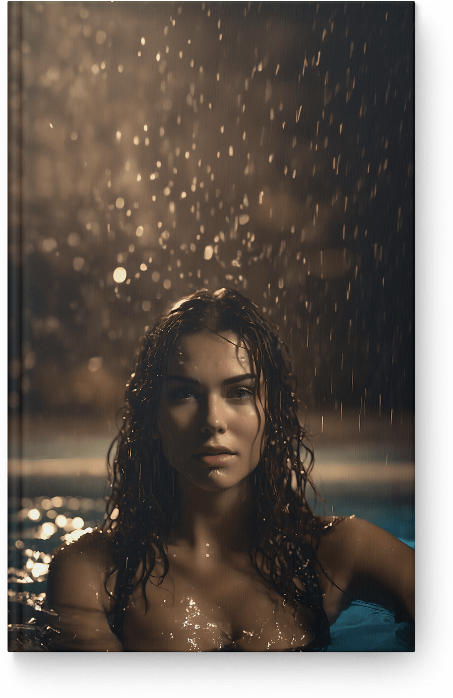 Rainlit Serene Portrait