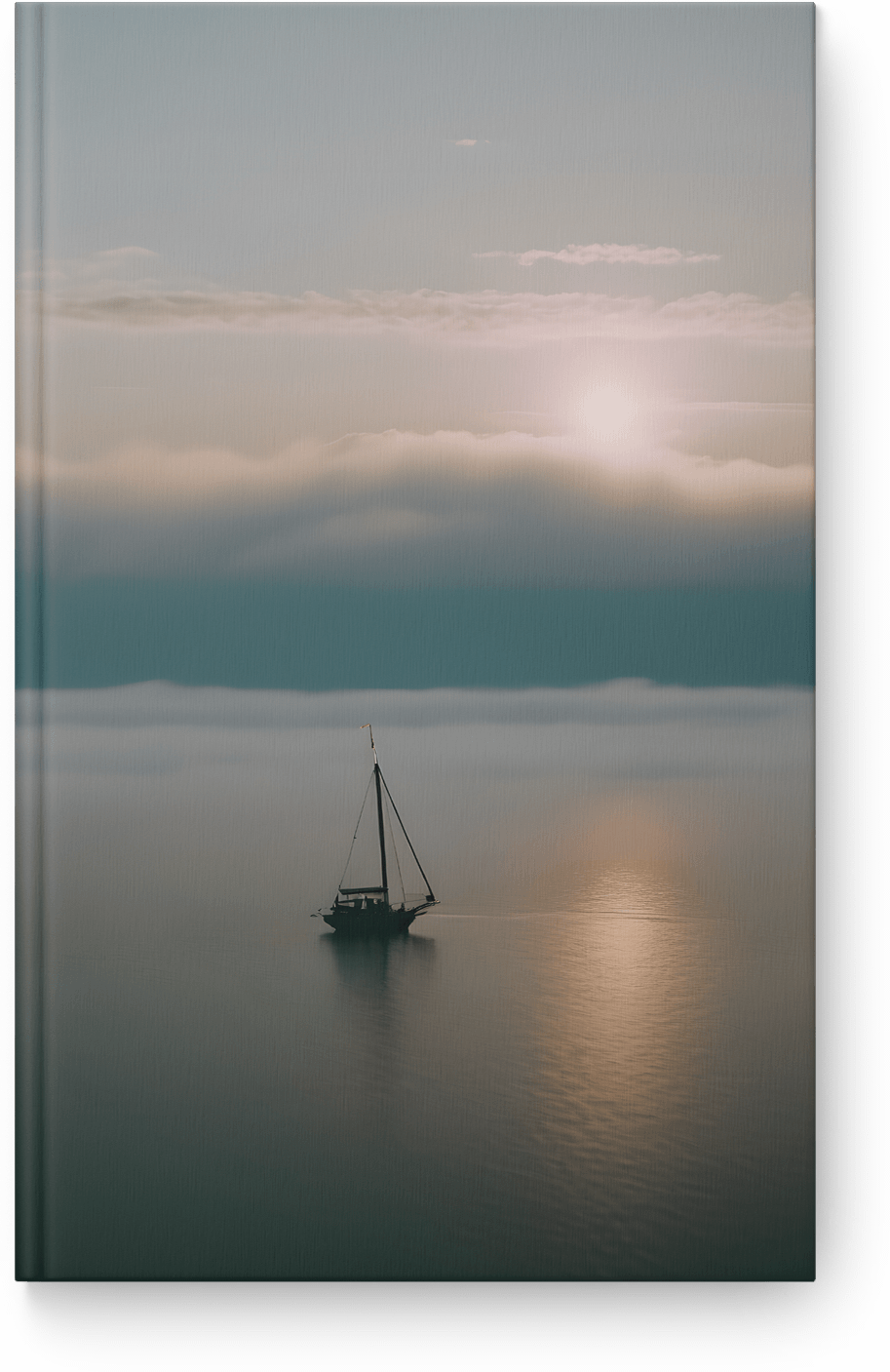 Solitary Sailboat Serenity
