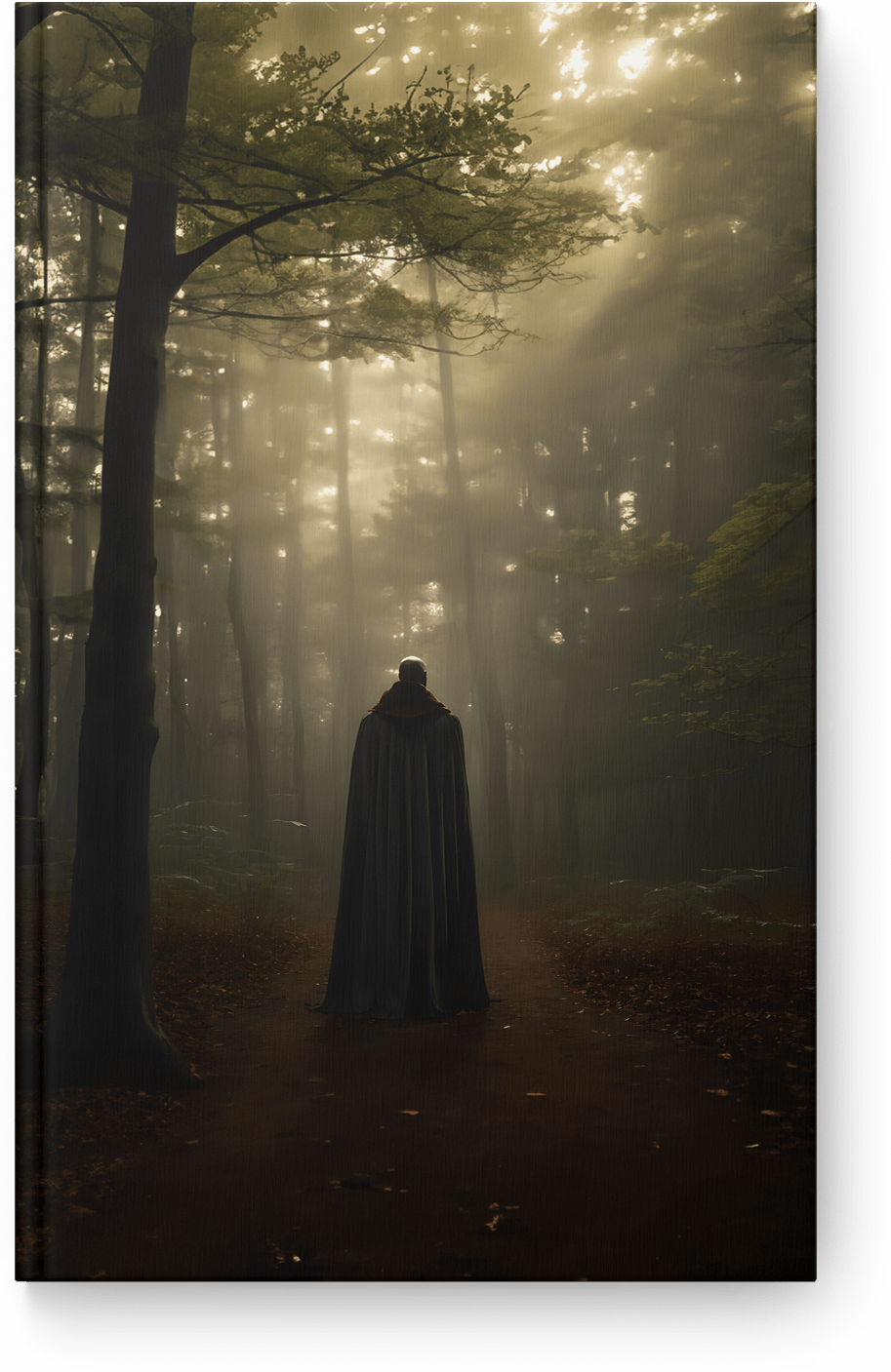 Solitary Cloaked Wanderer