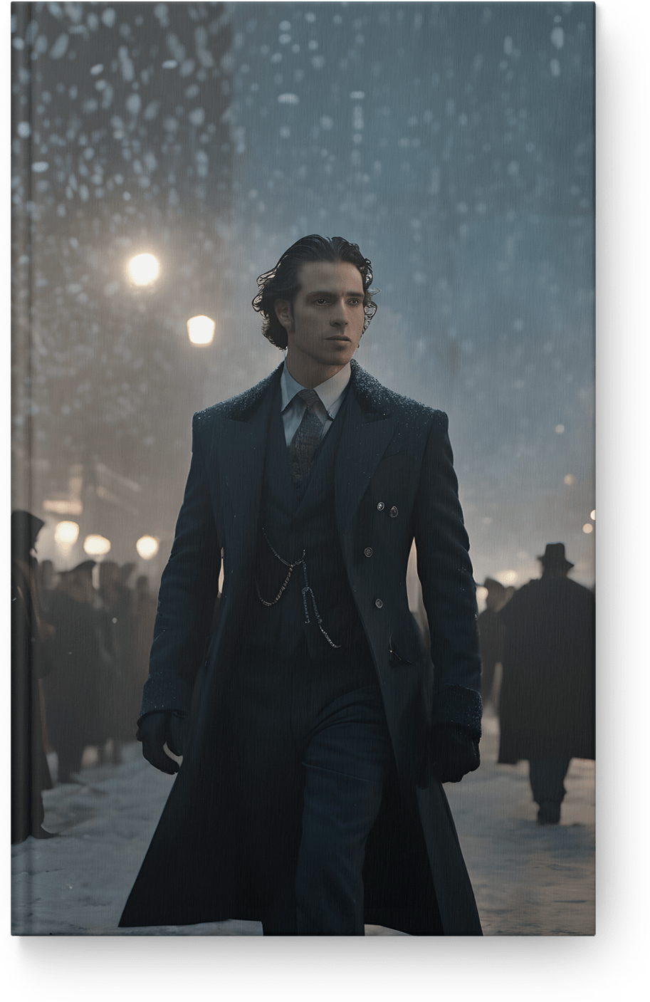 Snowy Midnight Stroll