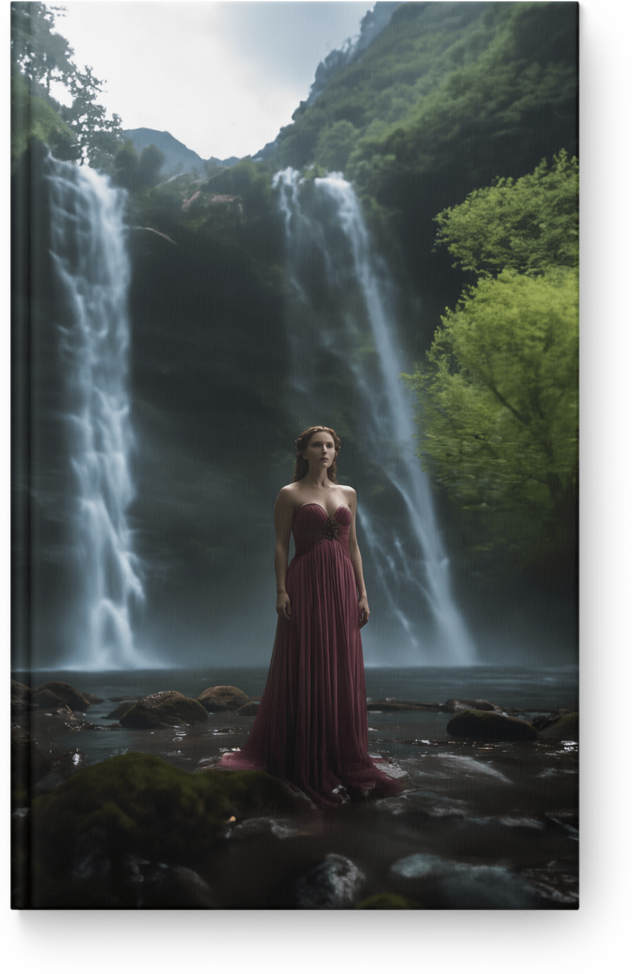 Enchanted Waterfall Elegance