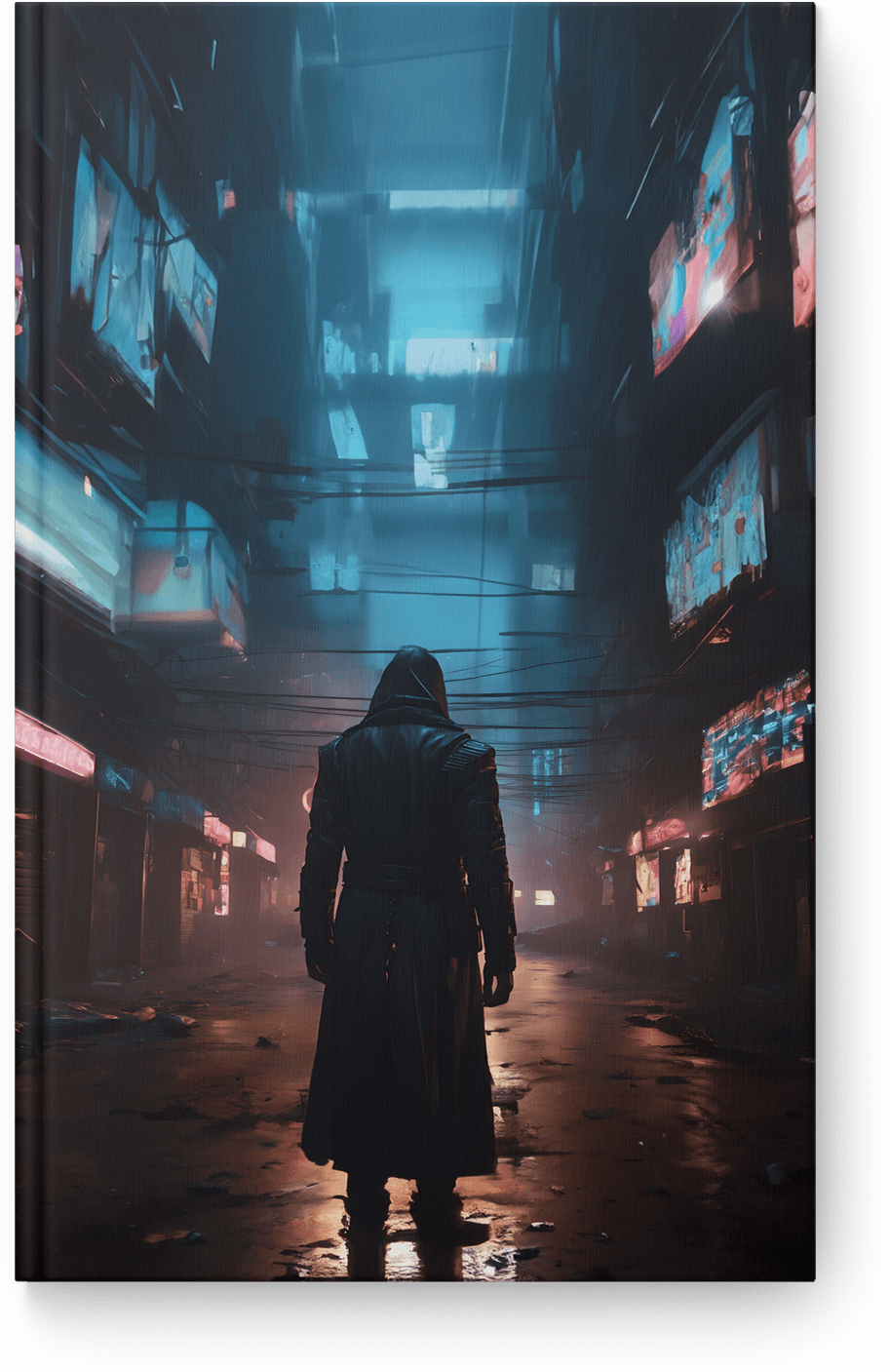 Neon Shadow Walker
