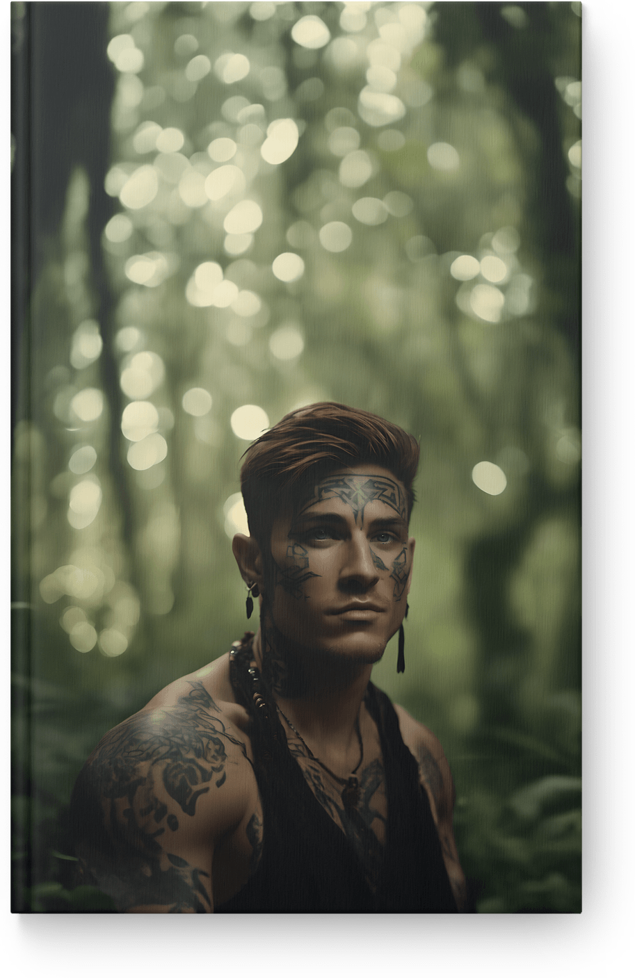 Tattooed Forest Warrior