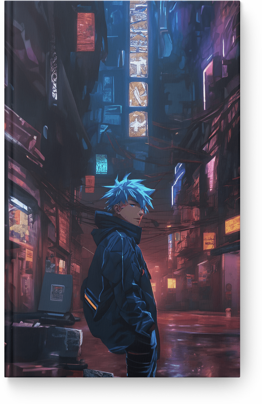 Neon Alley Wanderer