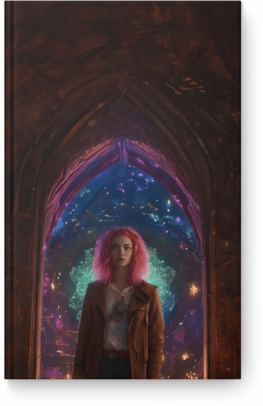 Neon Portal Guardian