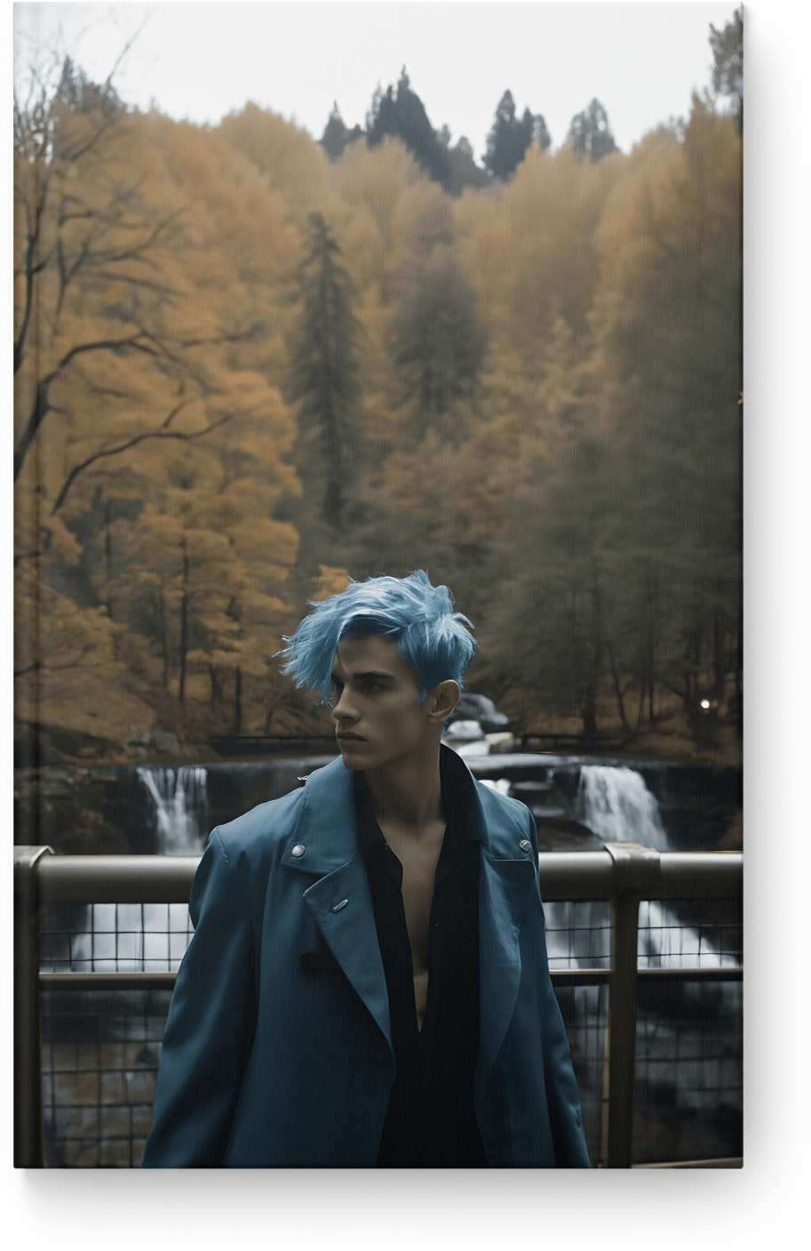 Blue Cascade Contrast