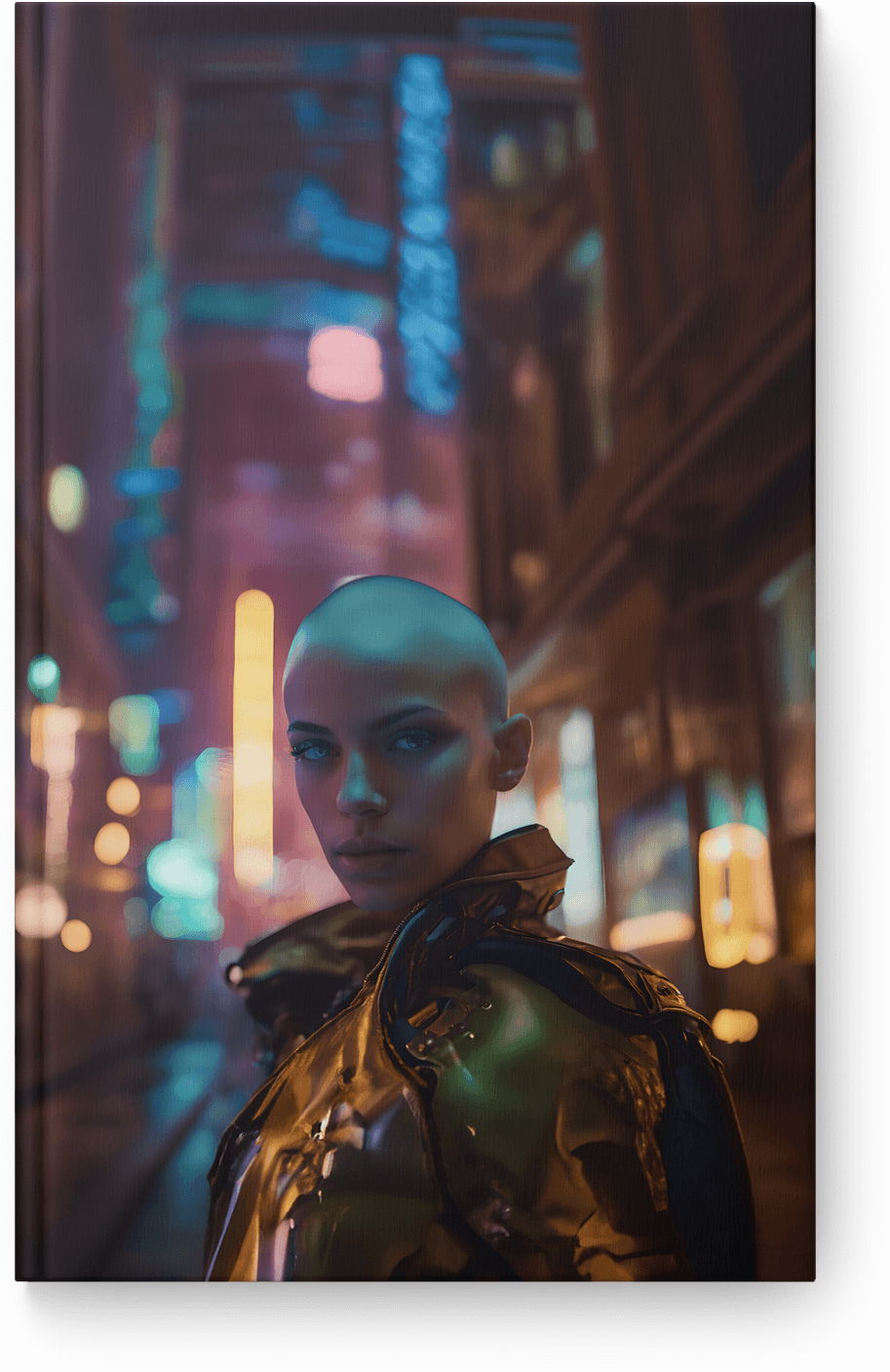 Neon Cyberpunk Vigilante