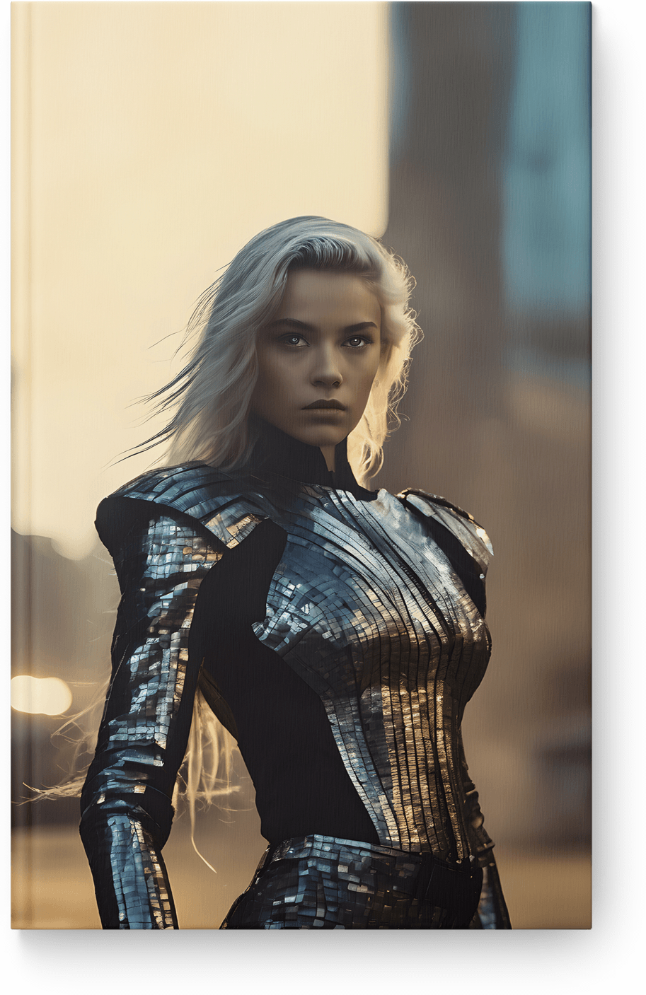 Futuristic Metallic Warrior
