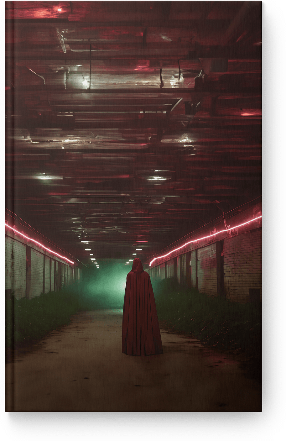 Neon Cloaked Wanderer