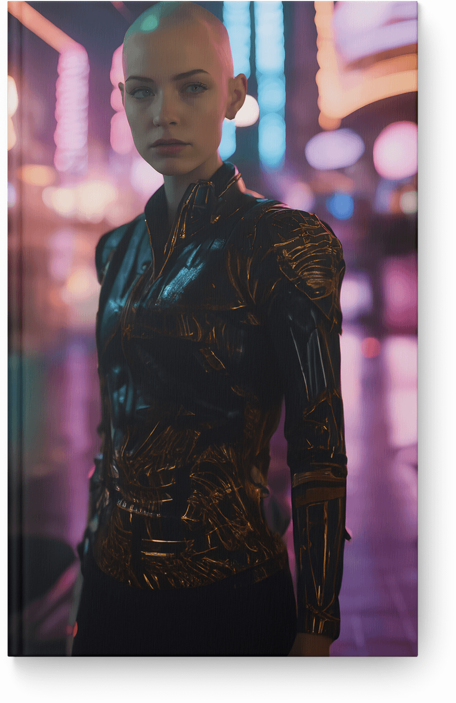 Neon Cybernetic Guardian