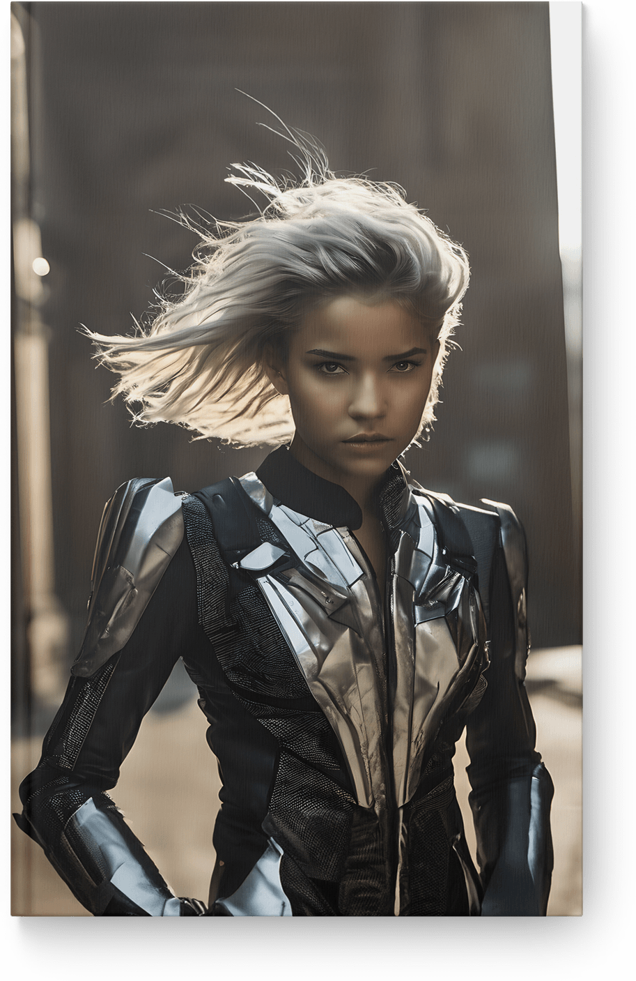 Futuristic Warrior Gaze