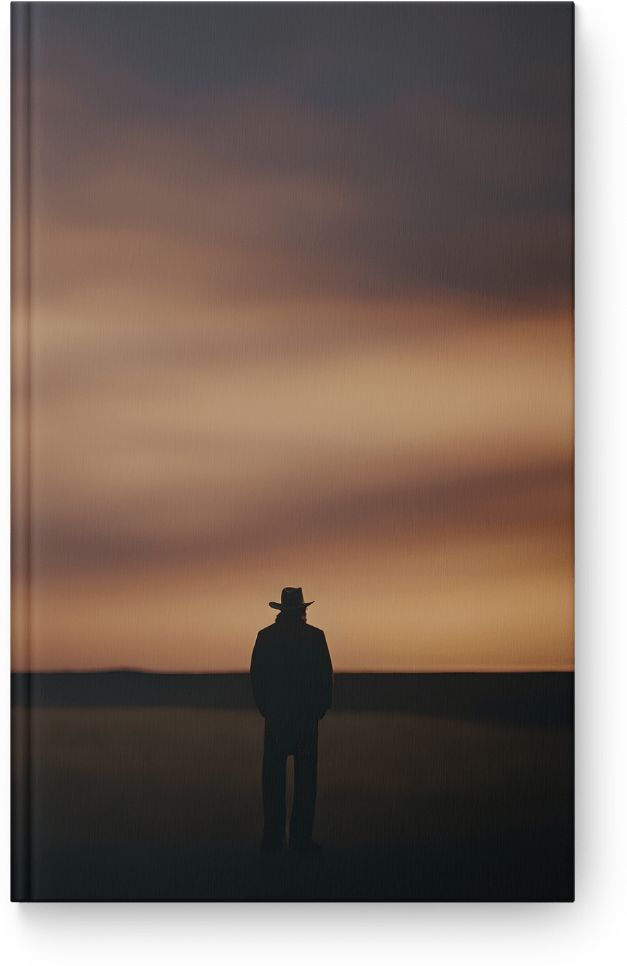 Lone Cowboy Sunset