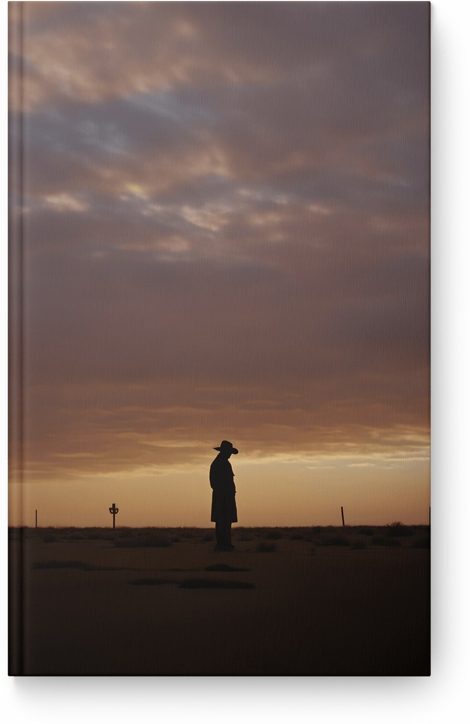 Lone Cowboy Sunset