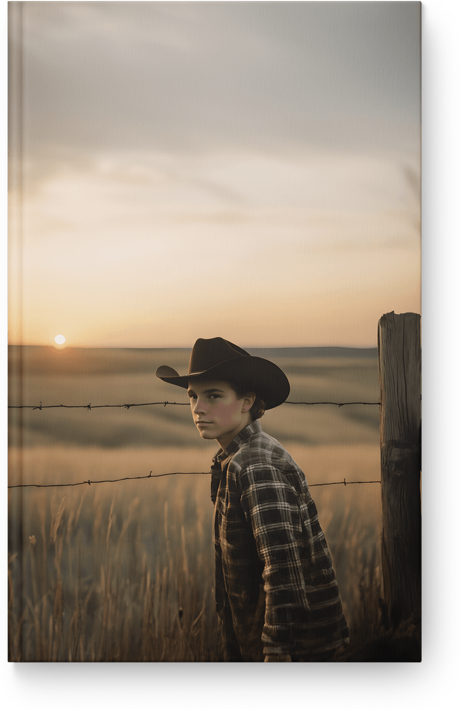Sunset Cowboy Contemplation