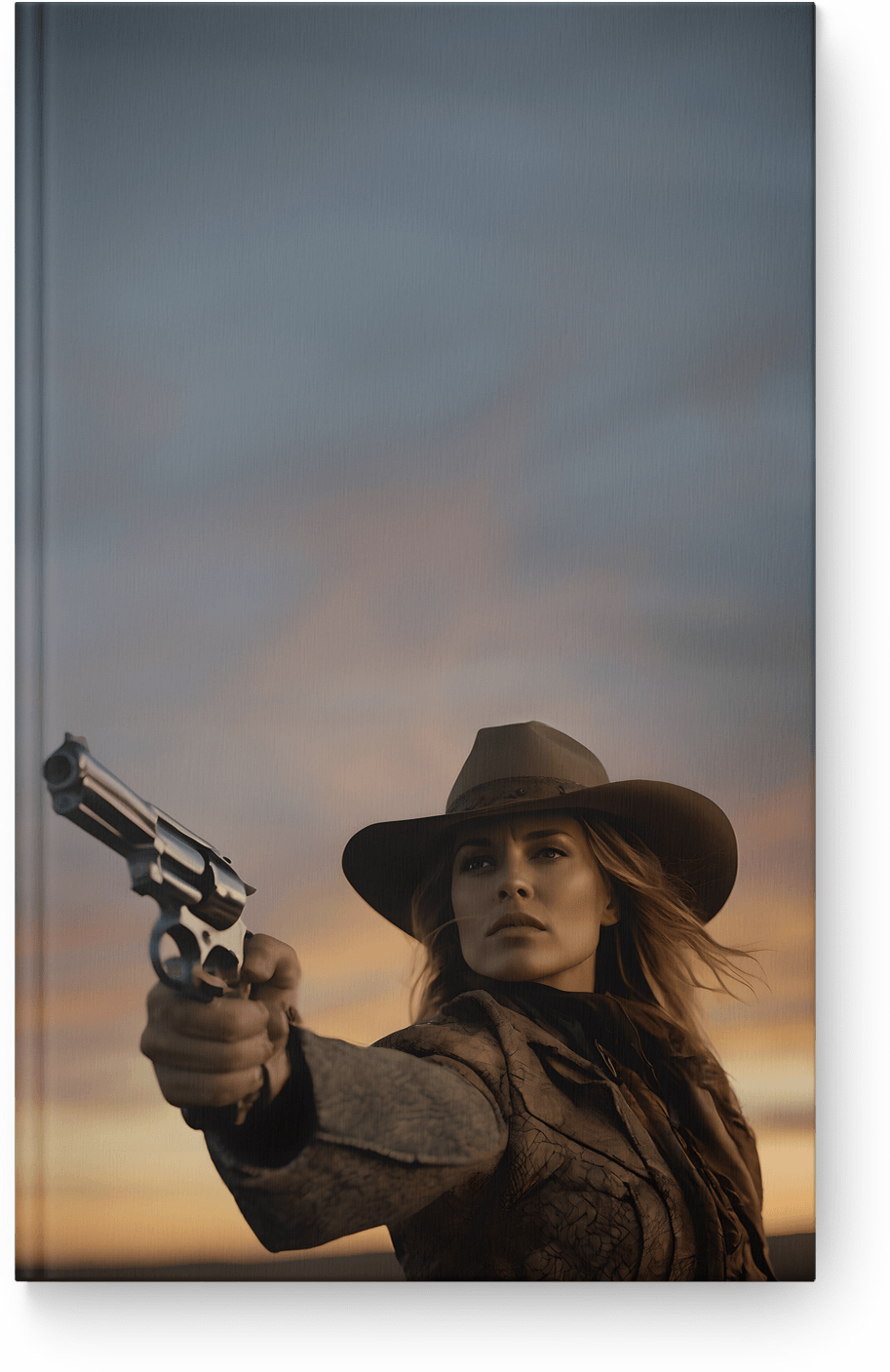Sunset Cowboy Standoff