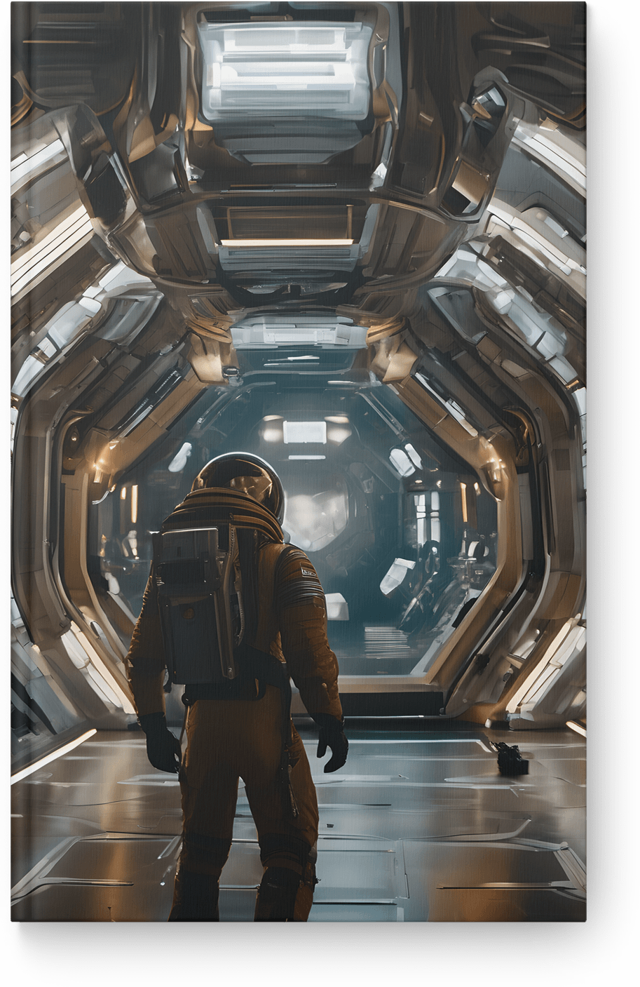 Futuristic Spacewalk Corridor