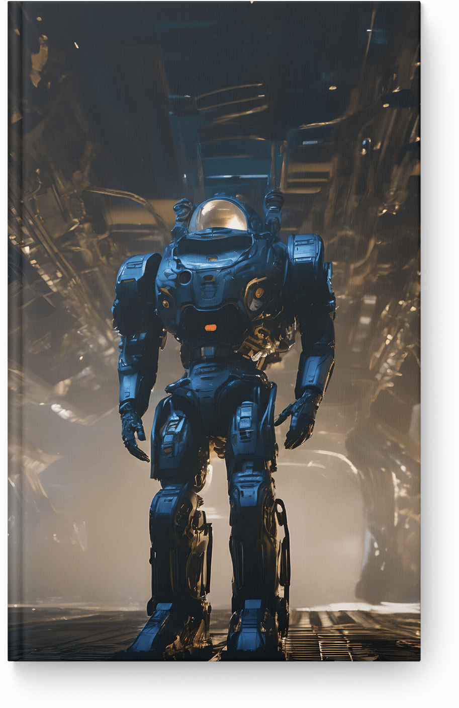Futuristic Combat Exosuit