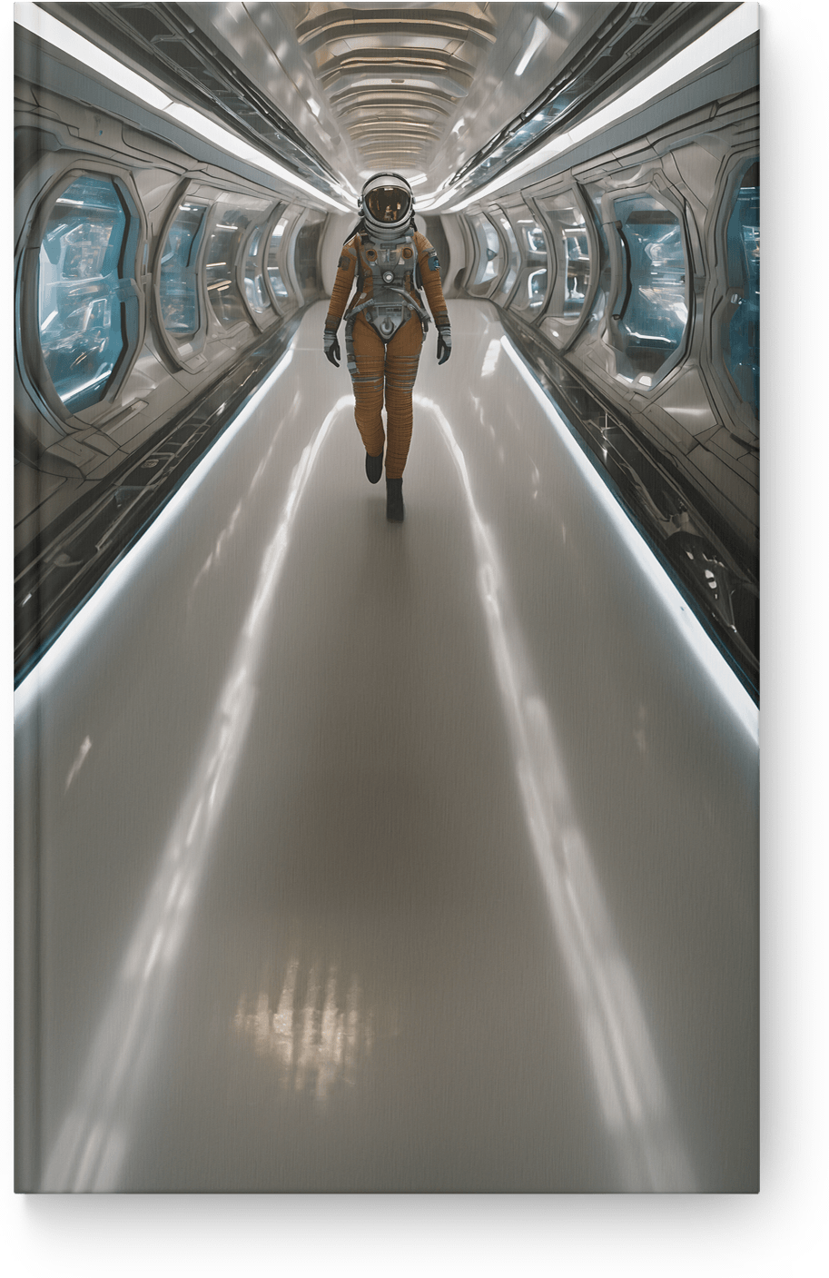 Futuristic Spacewalk Corridor
