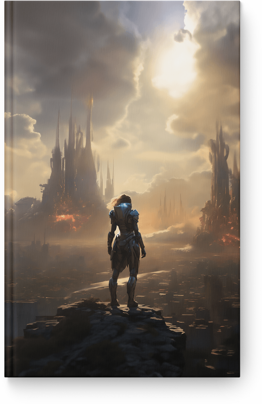 Futuristic Warrior's Vigil