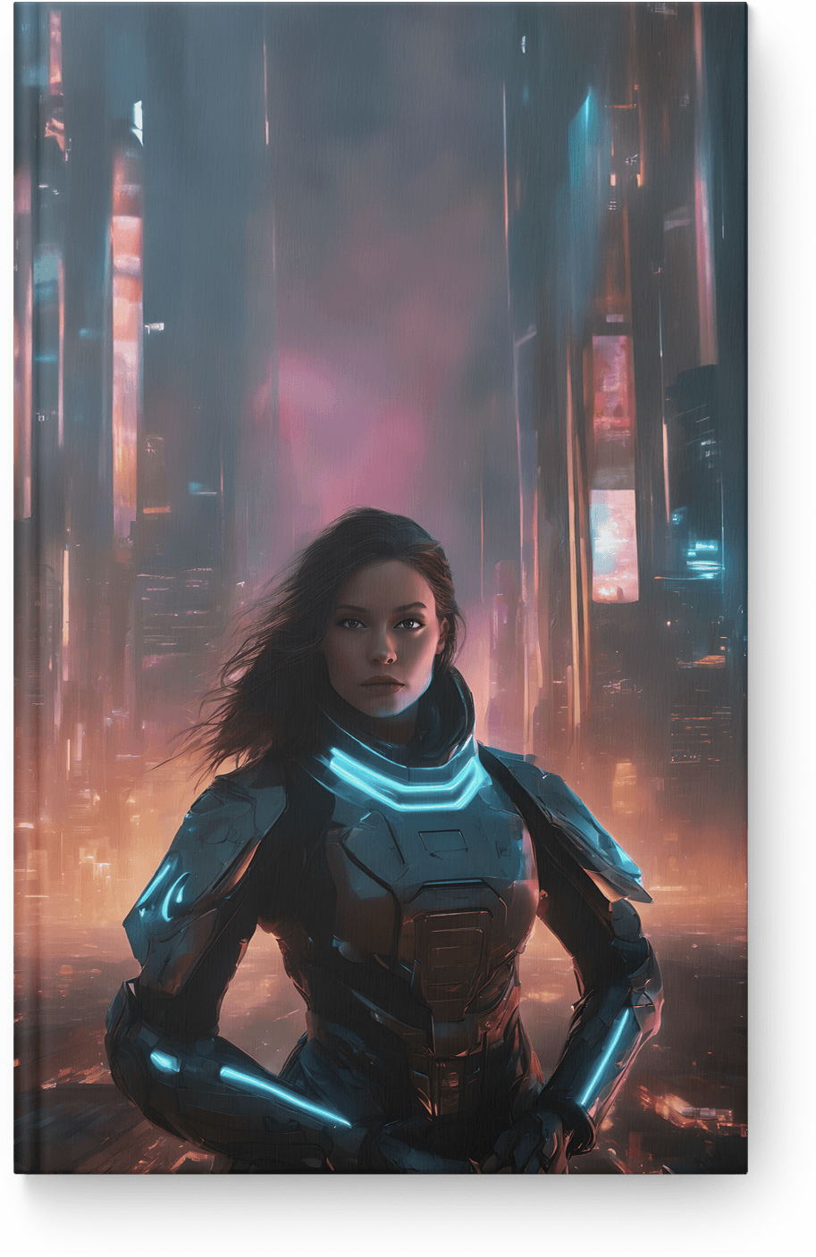 Neon Cybernetic Guardian